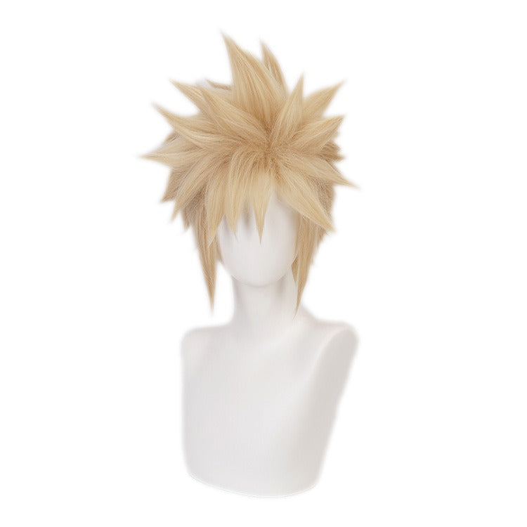 Final Fantasy 7 Claude Streyff cosplay wig women's dual-use-1