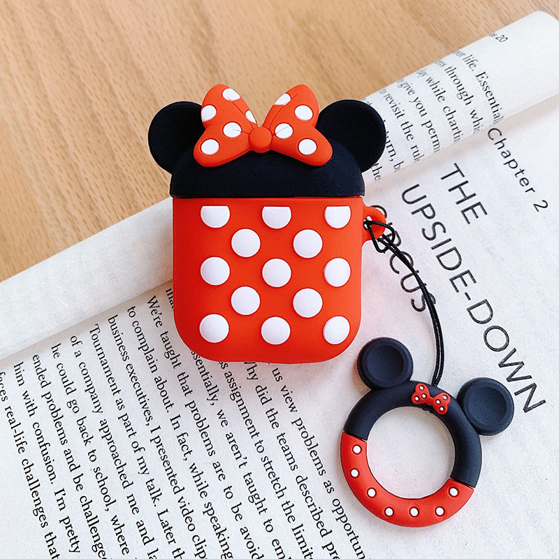 AirPods 5th generation silicone wireless Bluetooth earphone protective case suitable for Apple Pro 2nd generation cute box-9