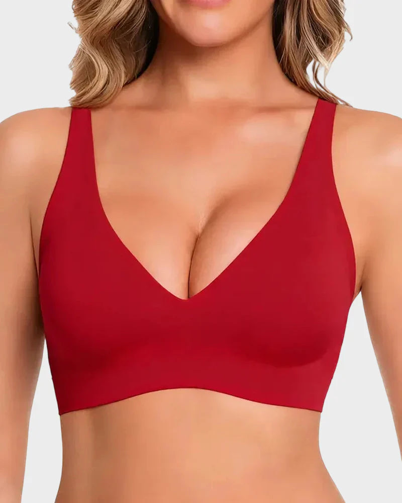 Seamless Deep V Push-Up Wireless Bra-17