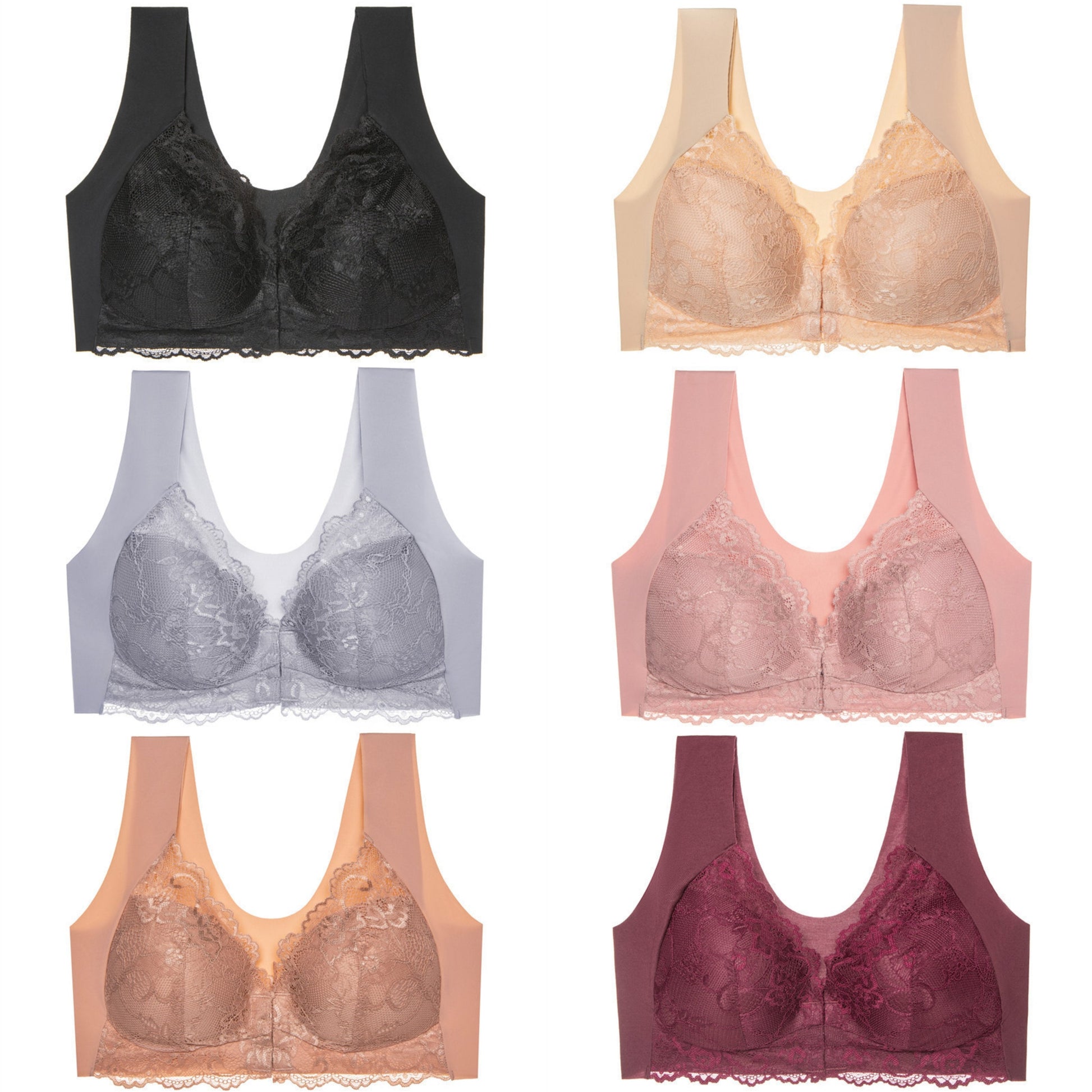 🔥Full Coverage Front, Closure Support Bra Comfort & Sleep Bra💖-17