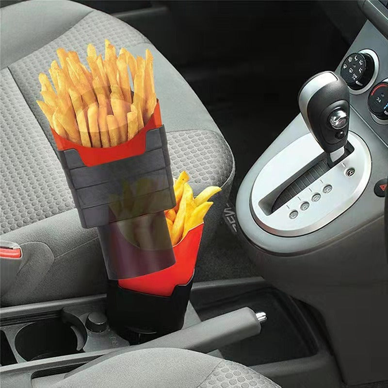 Automotive supplies car mounted French fries cup air outlet cup holder storage box phone key storage box-1