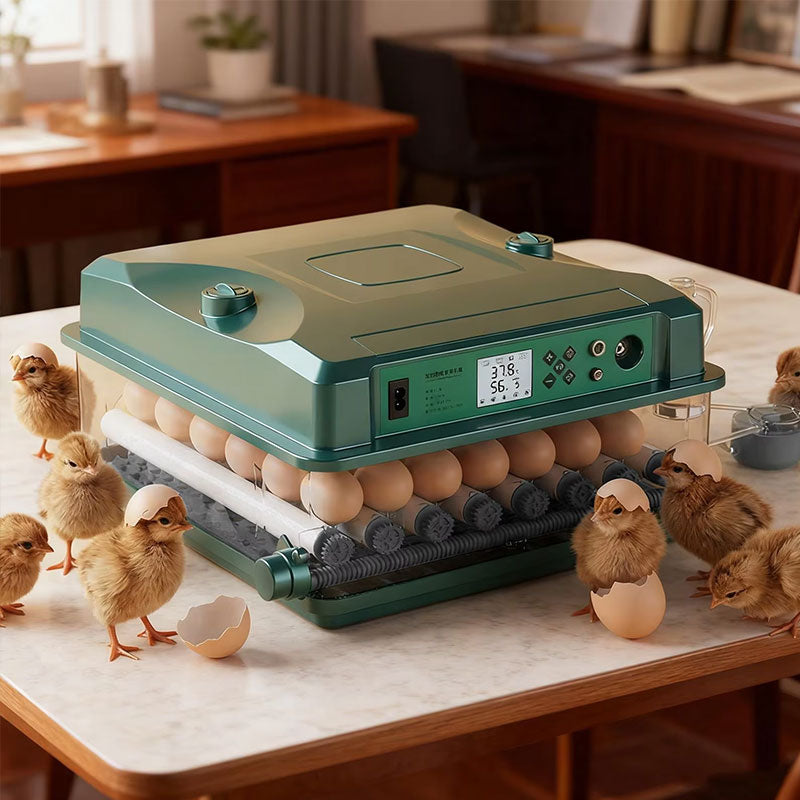 24/36 Egg Incubator Fully Automatic, Auto Turner & Temp Control, Dual Power 220V/12V Mini Poultry Hatcher for Chicken Duck-3