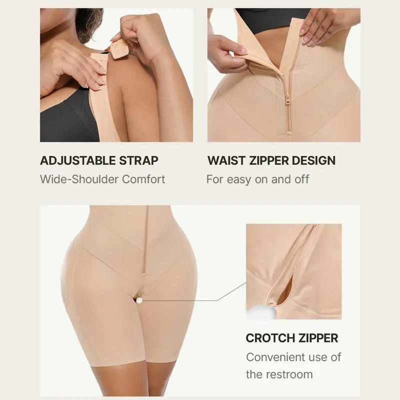 Fajas Colombianas Shapewear Postpartum Body Shaper Butt Lifter Bodysuit-3