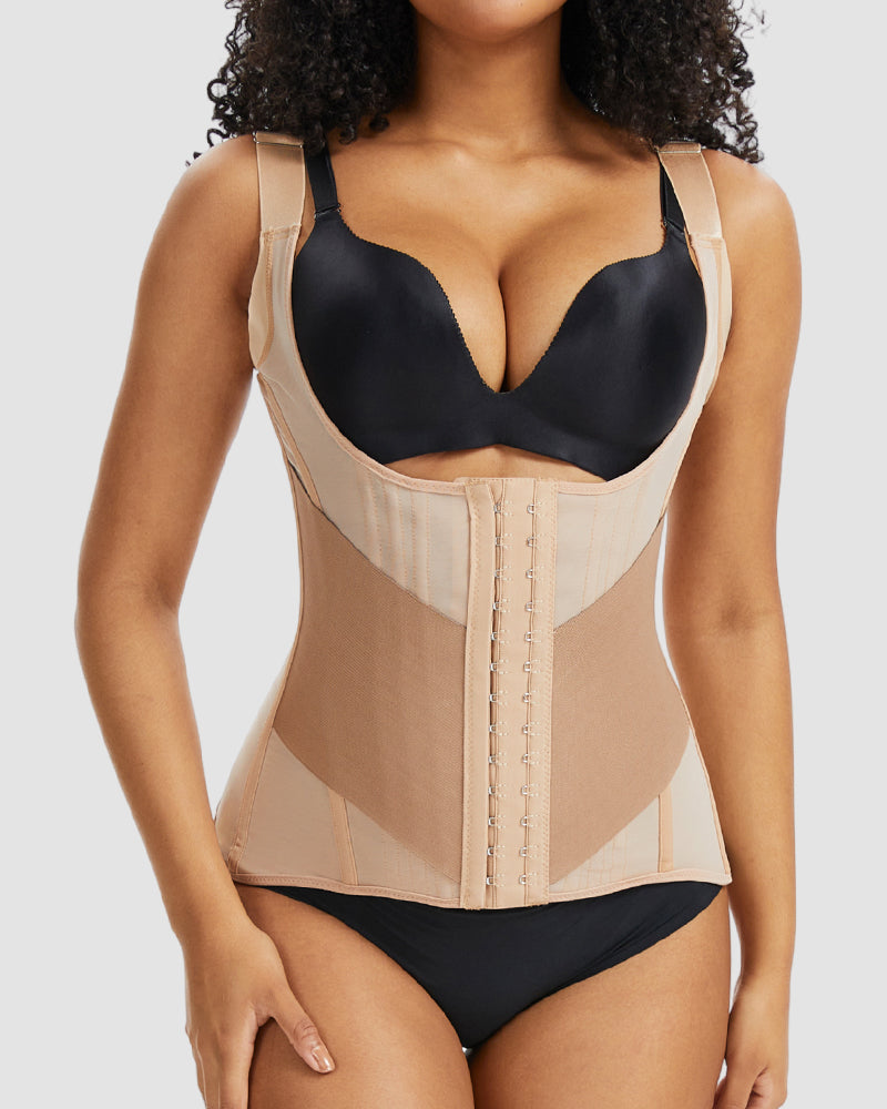 PowerMesh Double-Layer Waist Trainer Shapewear-9
