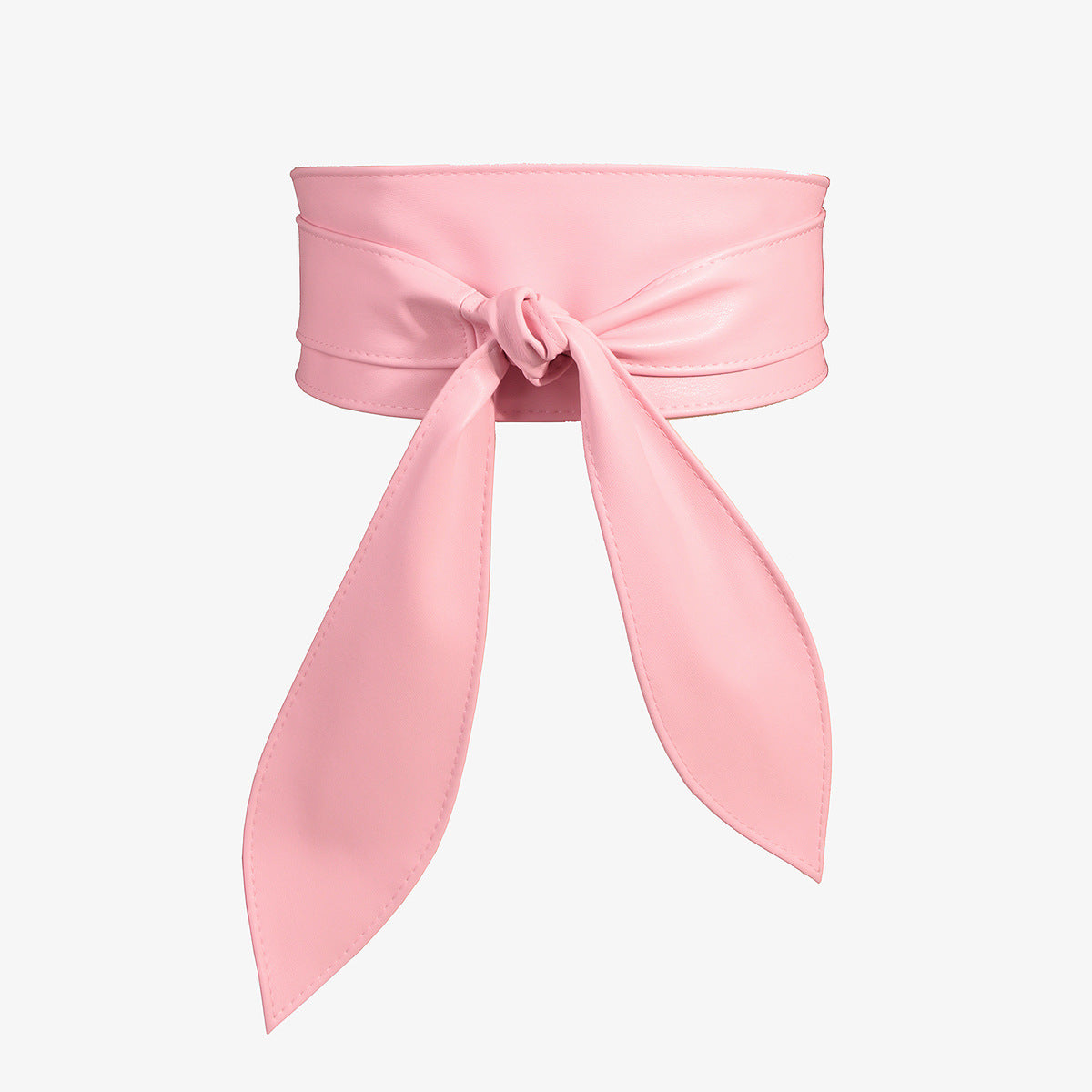 Women's Wide Waist Belt, Soft, Versatile, Elegant Bow Ribbon-10