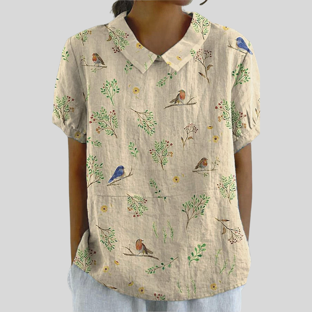 Clementine | Poetic Nature Blouse-1