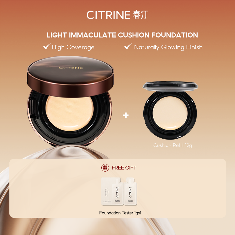 CITRINE Light Immaculate Cushion Fundation 0.42 oz-6