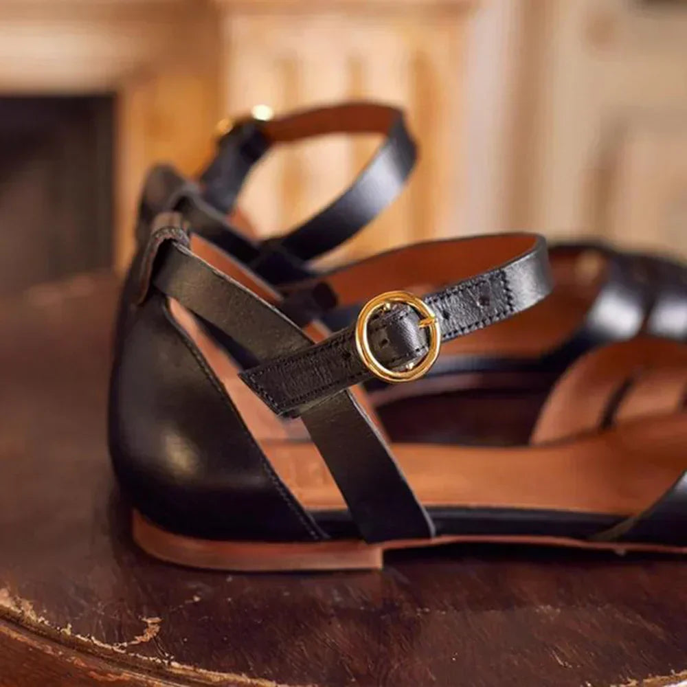 MARGOT | LOW SANDAL WITH STRAP-4