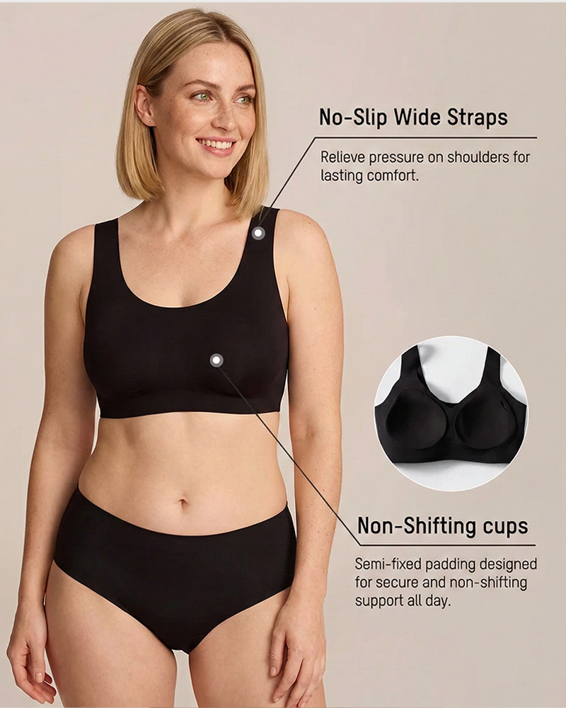 Lifting Wire-Free Antibacterial Jelly Bra-20