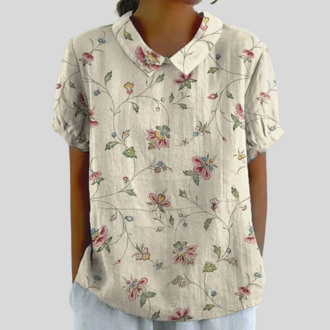 Laraine | Delicate Floral Blouse