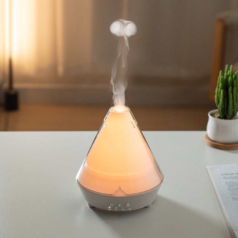 Home USB Volcanno Aroma Diffuser Humidifier Bedroom Colorful Indoor-9