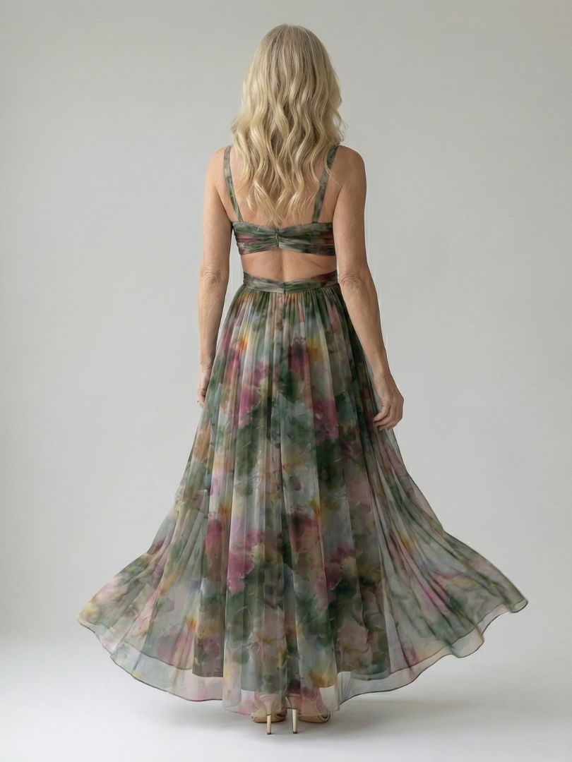 Isel | Soft Wrap Maxi Dress-13