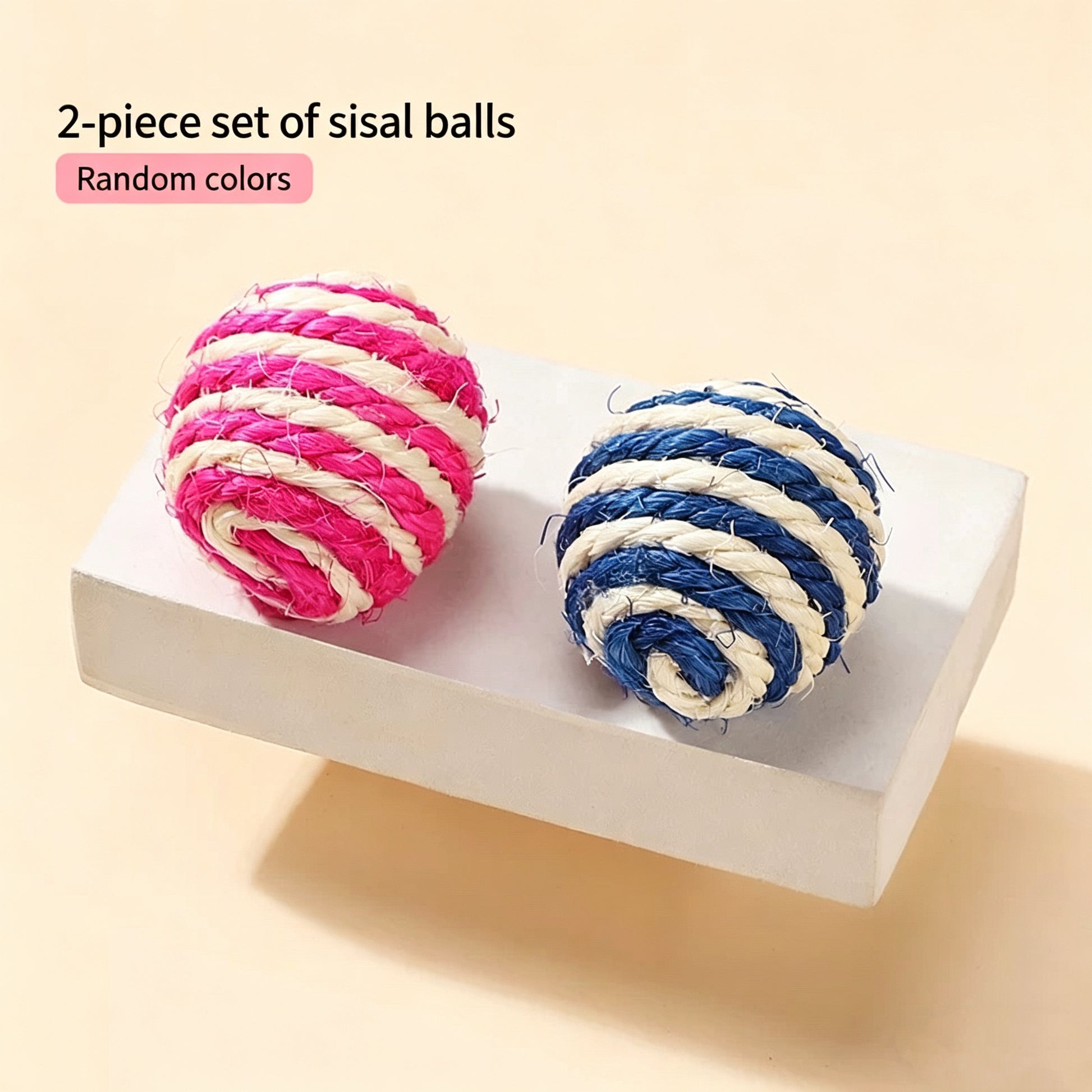 5-Piece Cat Teething & Play Toy Set, Catnip Sisal Chew Toys for Kittens Cats-5
