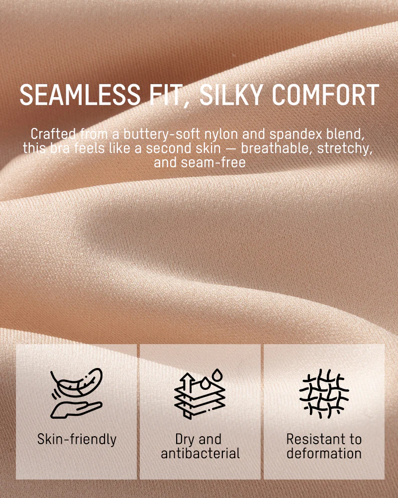 Invisible Jelly Lift Bra with Breathable Water Drop Hollow-17