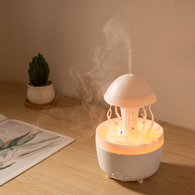 Home Smart Jellyfish Raindrop Aromatherapy Machine Livingroom Humidifier-8