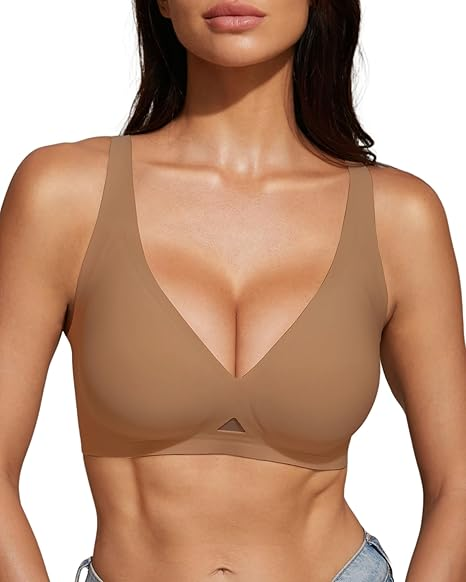 Wireless Jelly Deep-V Push-Up Bra-5