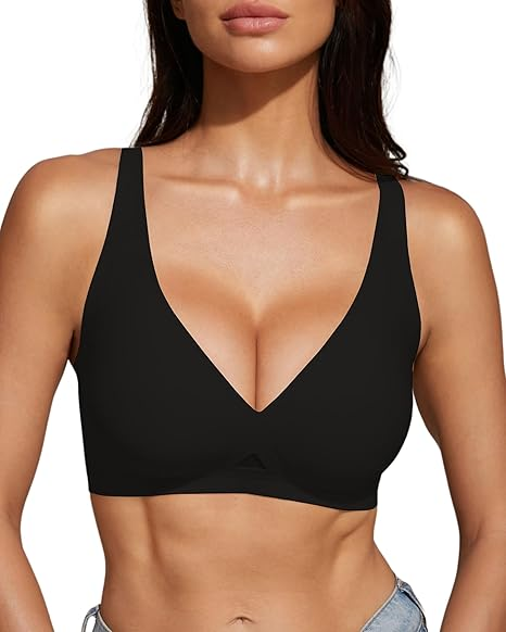 Wireless Jelly Deep-V Push-Up Bra-9