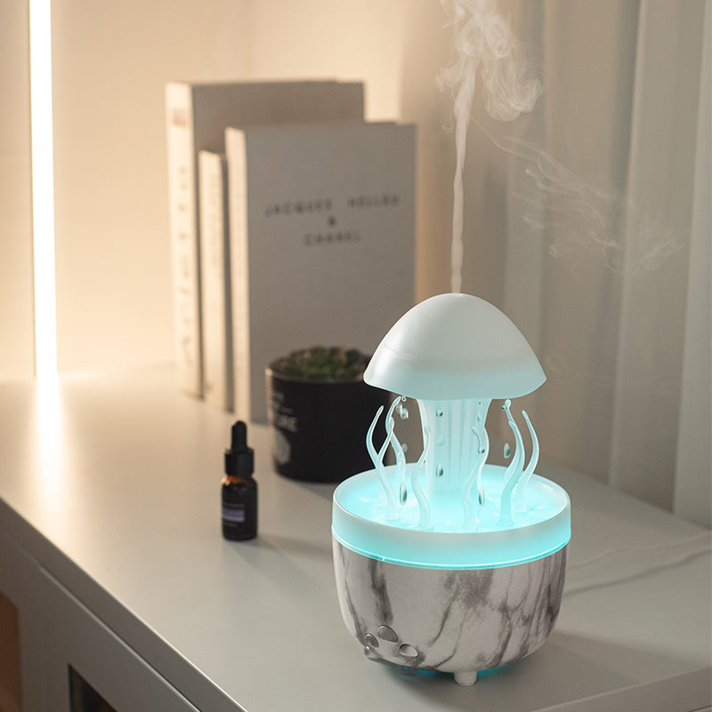 Home Smart Jellyfish Raindrop Aromatherapy Machine Livingroom Humidifier-9