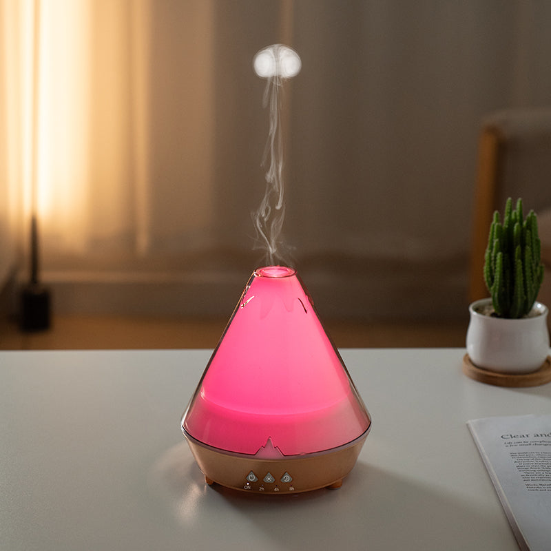 Home USB Volcanno Aroma Diffuser Humidifier Bedroom Colorful Indoor-10