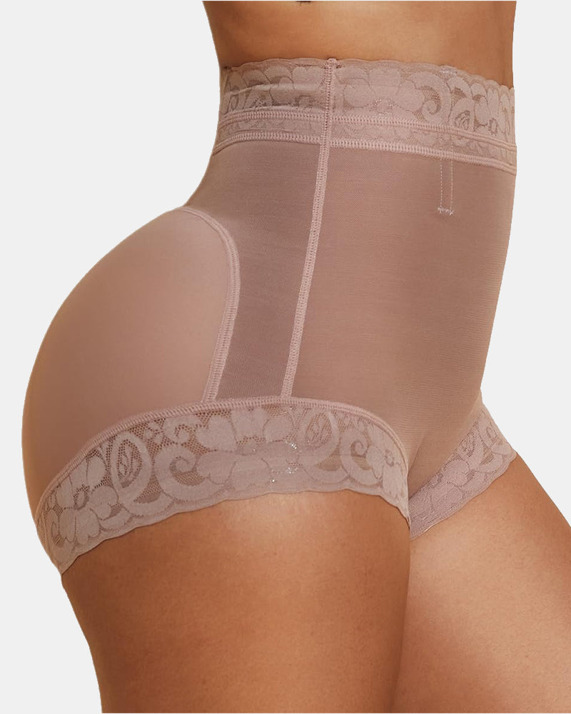 High Waist Shapewear Panty with Anti-Slip Silicone Band-12