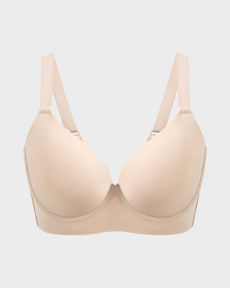 Back Smoothing Push-Up Plunge Bra-7