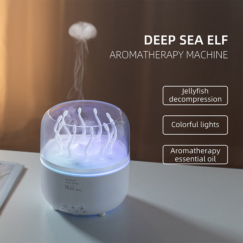 Home USB Deep Sea Elf Jellyfish Aromatherapy Machine Livingroom Humidifier