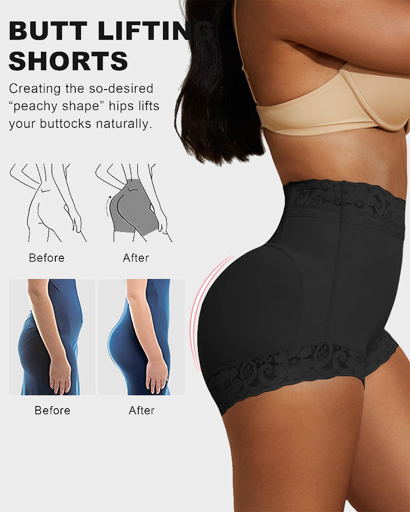 High Waist Shapewear Panty with Anti-Slip Silicone Band-3