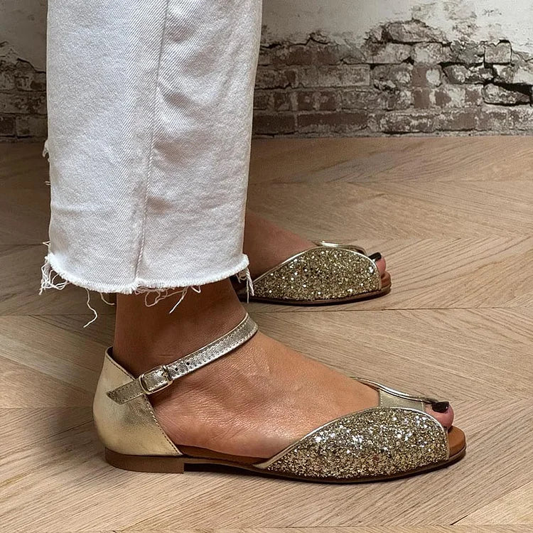 BECKY | LOW SANDAL WITH ANKLE STRAP-2