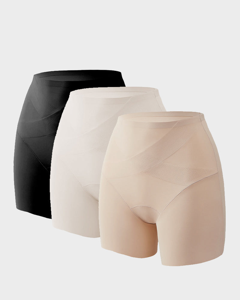 Invisible Cross-Control Sculpting Shorts (3 Pack)-1