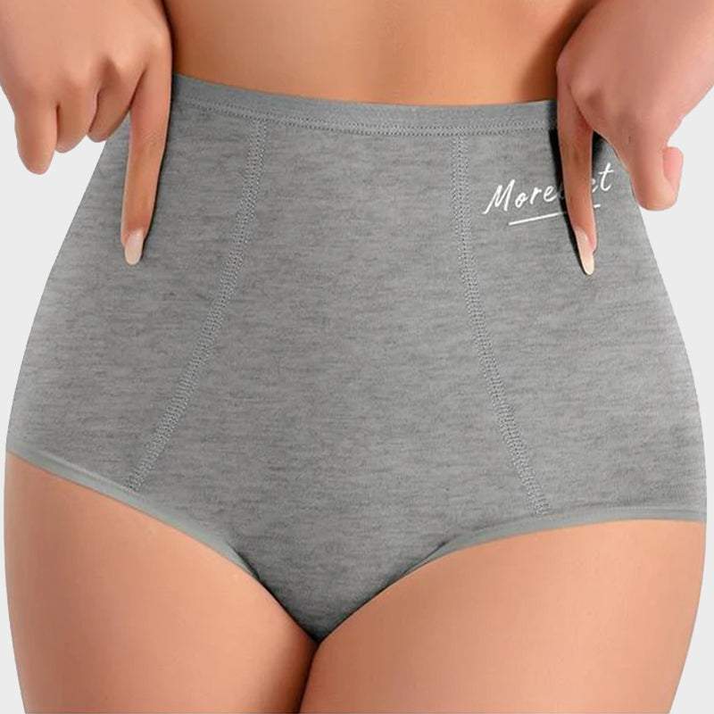Women's High-Waisted Underwear, Breathable & Comfortable Panties（6/12）-6