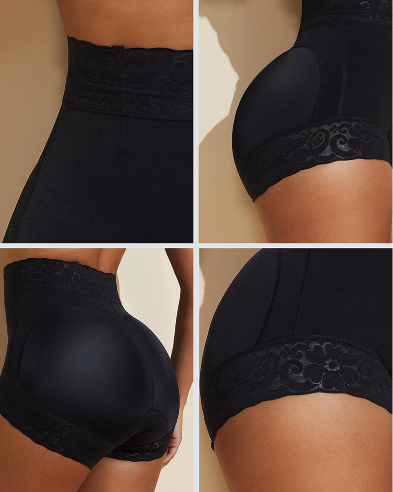 High Waist Shapewear Panty with Anti-Slip Silicone Band-5