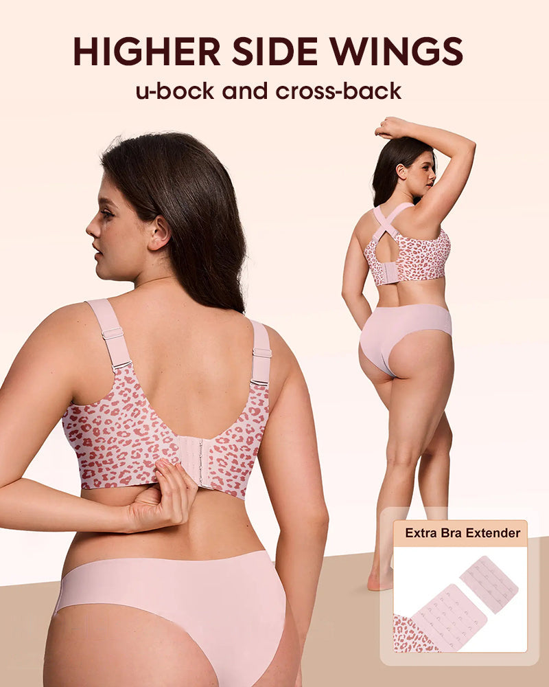 Comfortable Wireless Full Coverage Jelly Smoothing Bra-4