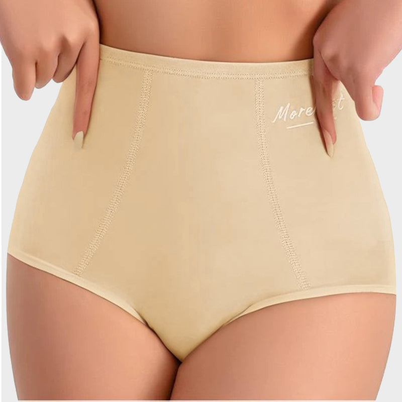 Women's High-Waisted Underwear, Breathable & Comfortable Panties（6/12）-5