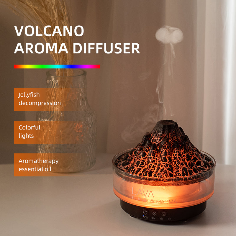 Home USB Volcanic Ice Aromatherapy Machine Humidifier Bedroom