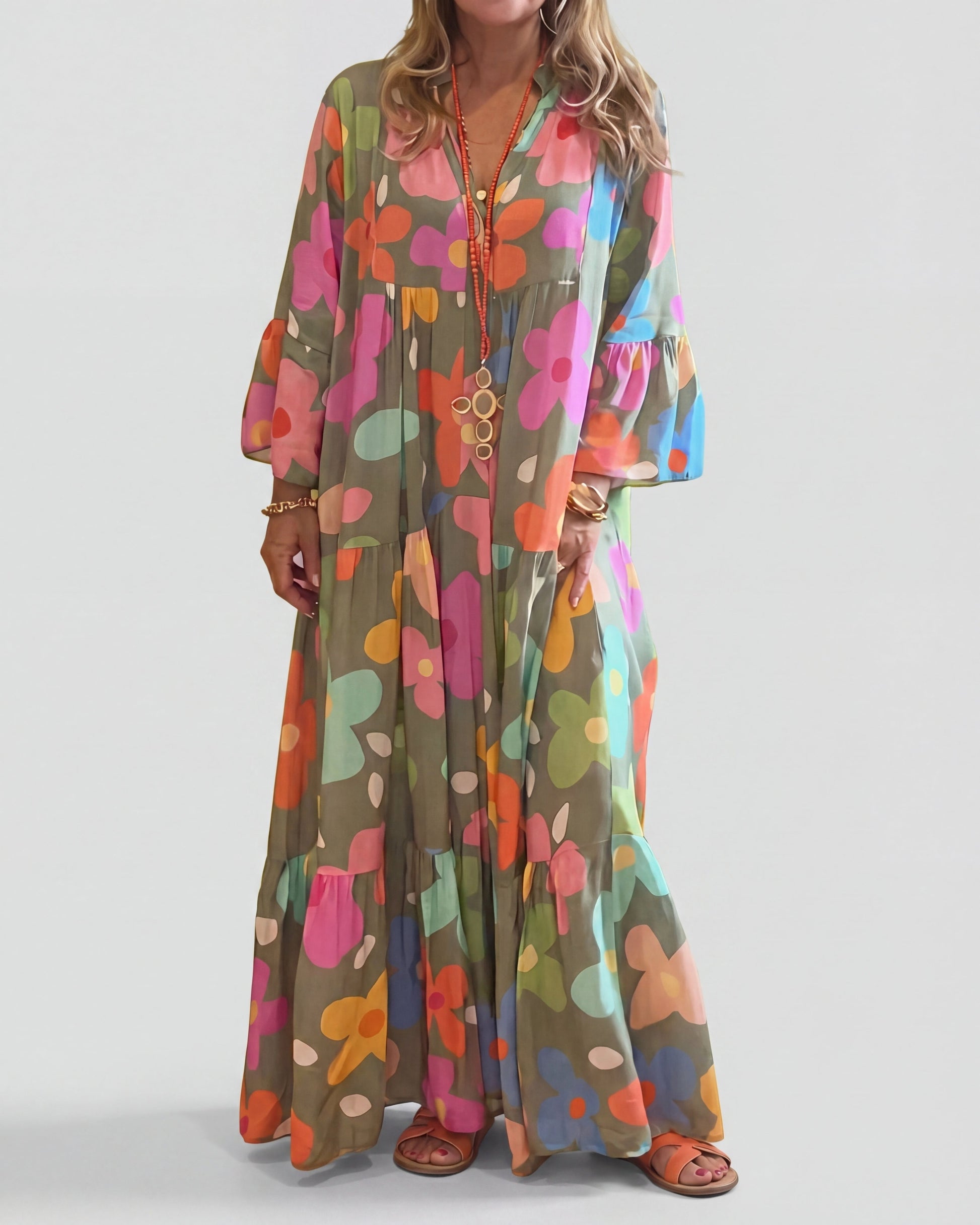 Yara | Relaxed Fit Maxi Dress-1