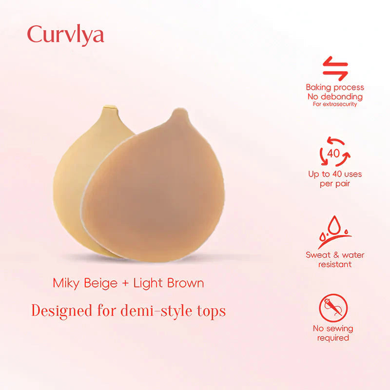 Push Up Sticky Bra Waterproof Reusable Travel Friendly-7