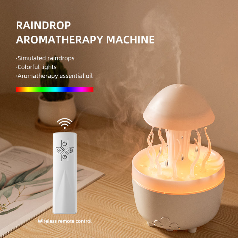 Home Smart Jellyfish Raindrop Aromatherapy Machine Livingroom Humidifier-1