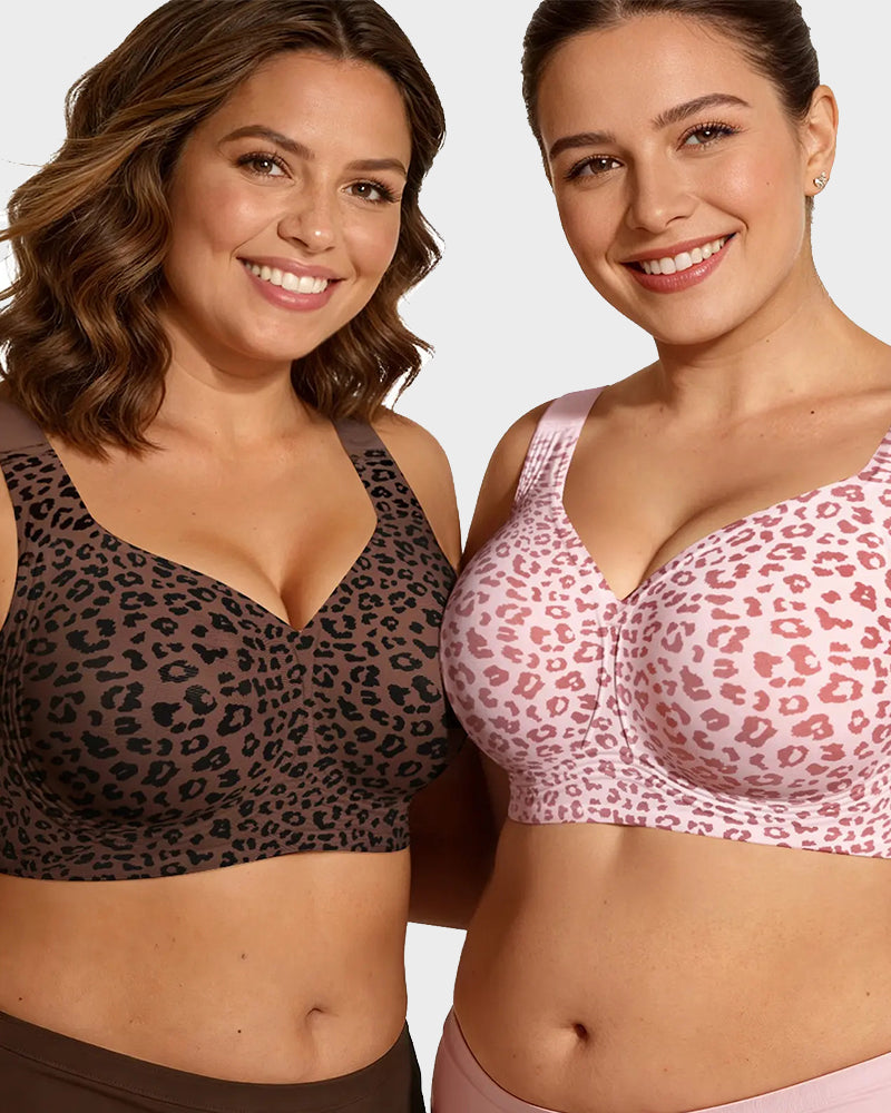 Comfortable Wireless Full Coverage Jelly Smoothing Bra-1