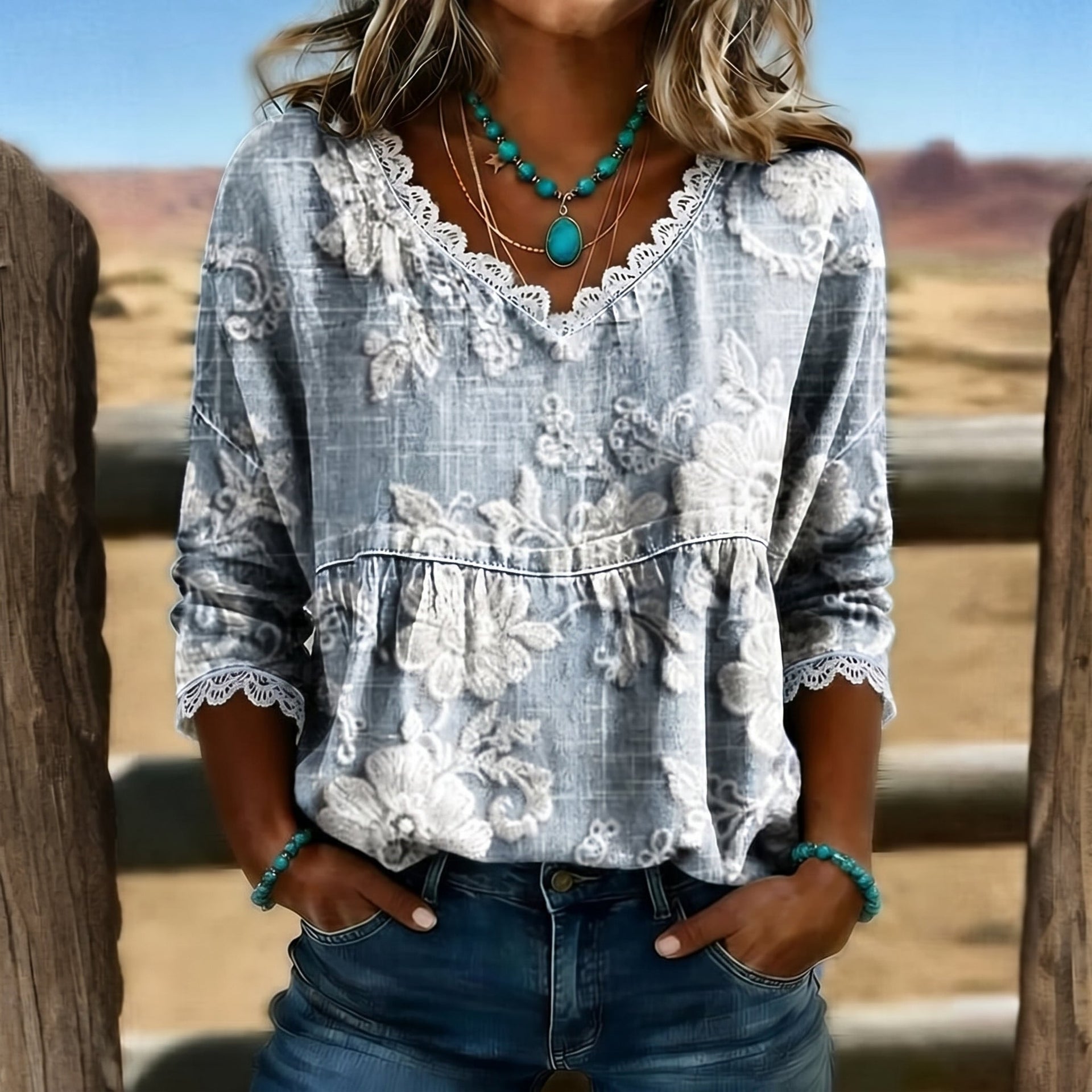 Vega | Vintage Casual Blouse