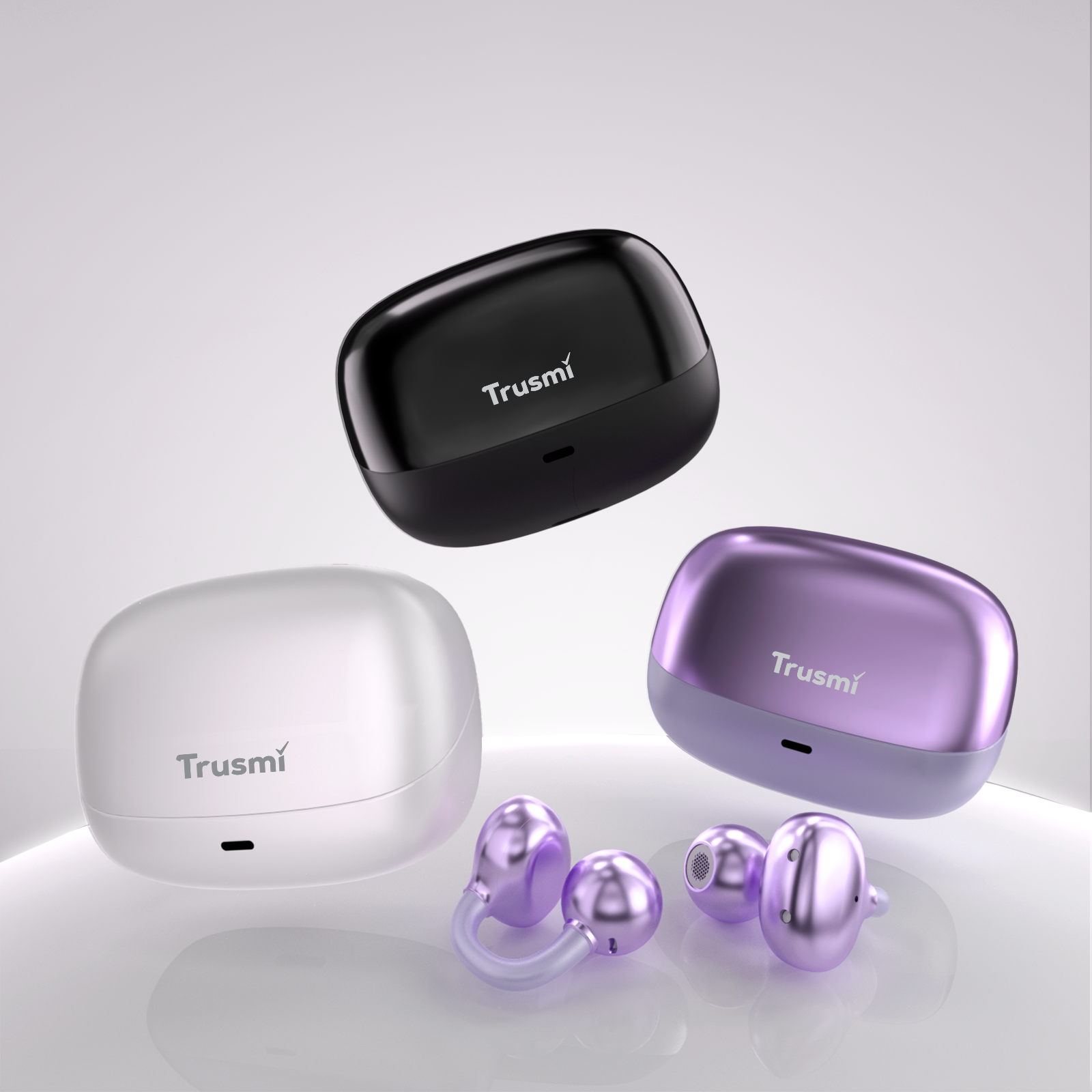 TRUSMI WS18 OWS Clip-On Wireless Earphone-13