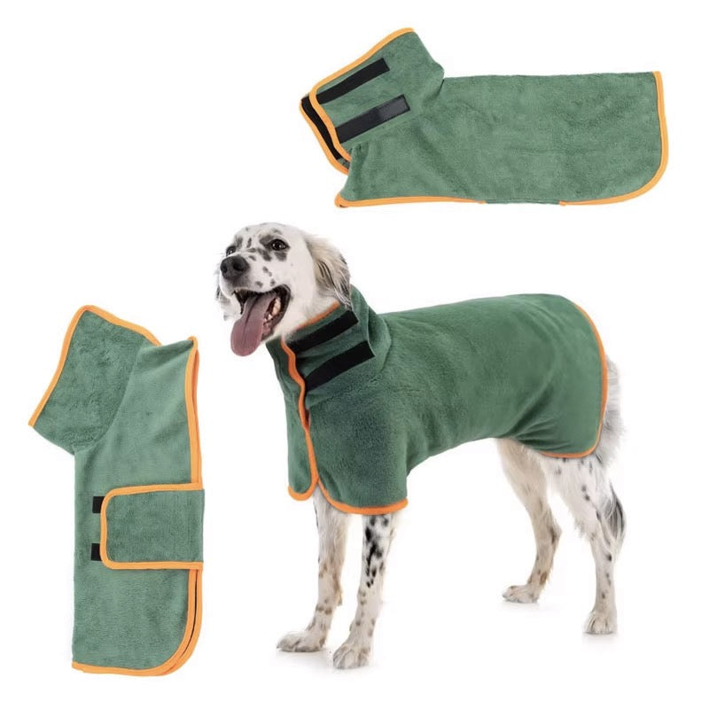 Full Coverage Pet Bathrobe | All Sizes Available for Small to Large Dogs & Cats-5