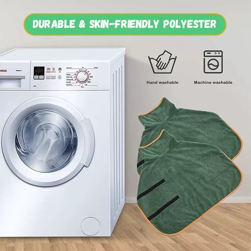 Full Coverage Pet Bathrobe | All Sizes Available for Small to Large Dogs & Cats-9