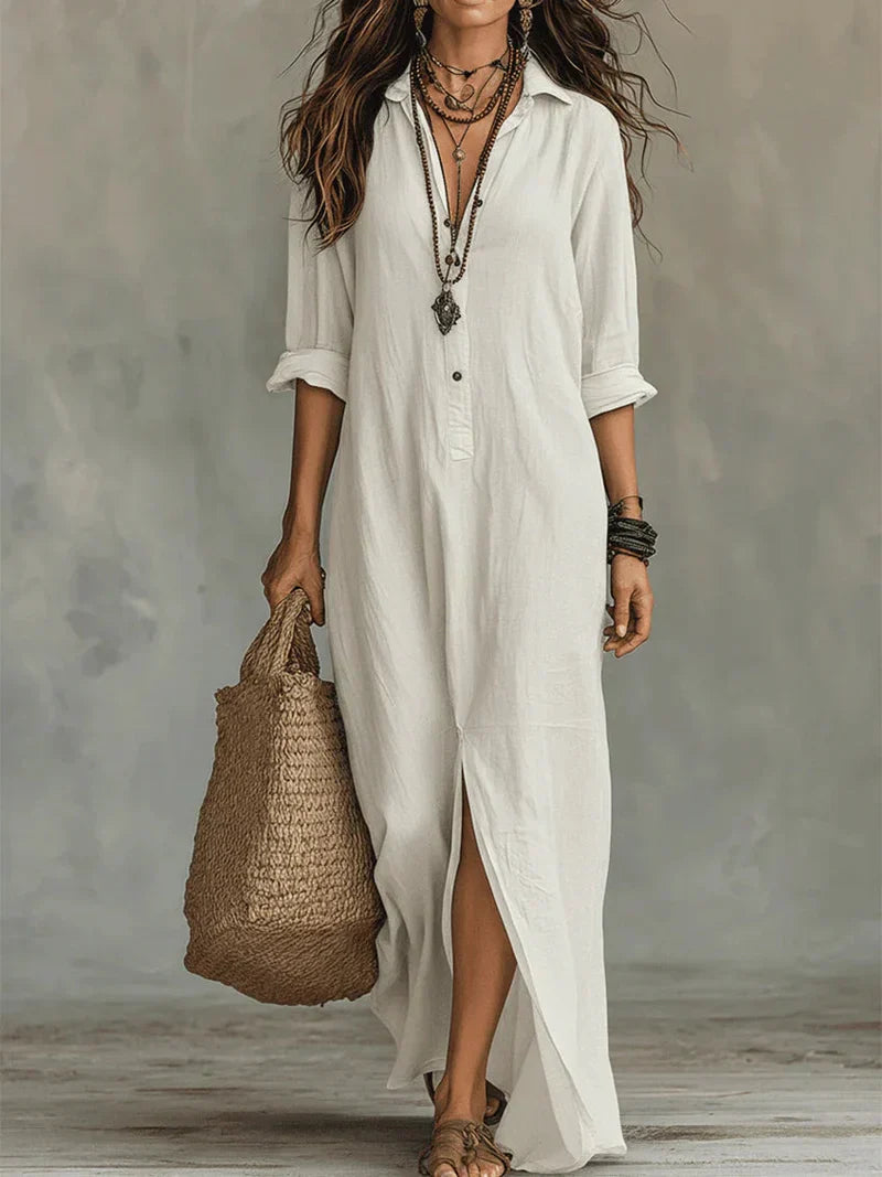 WILLOW | Effortless Maxi Dress Flattering Silhouette Versatile Daily Wear-6