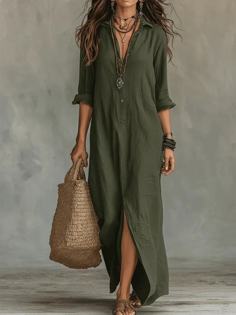 WILLOW | Effortless Maxi Dress Flattering Silhouette Versatile Daily Wear-7