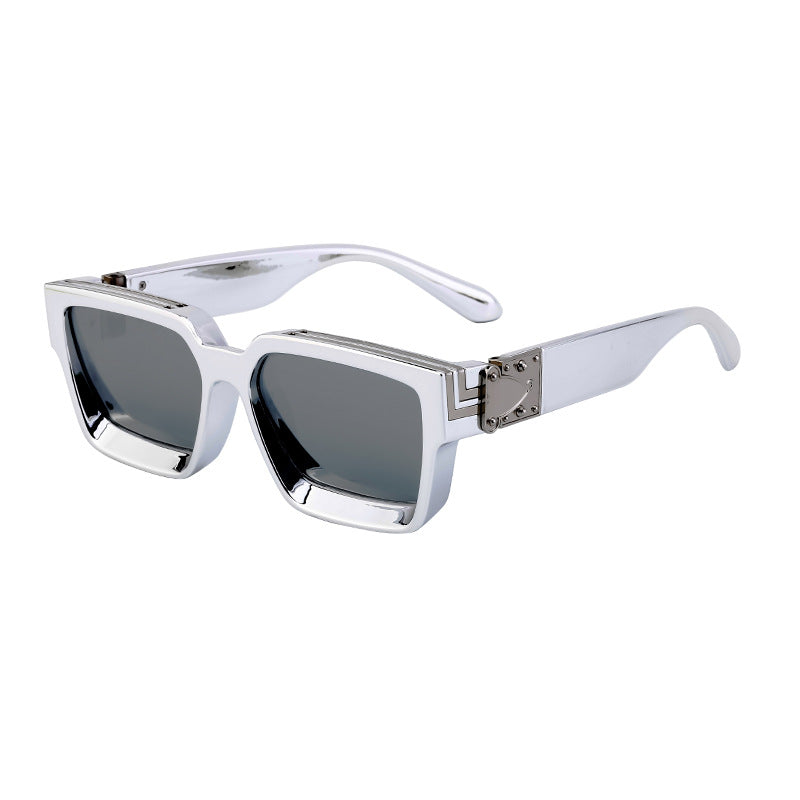 Millionaire Style Sunglasses Men Fashion Trendy Sunglasses Women High-End Square Frame Sunglasses-11