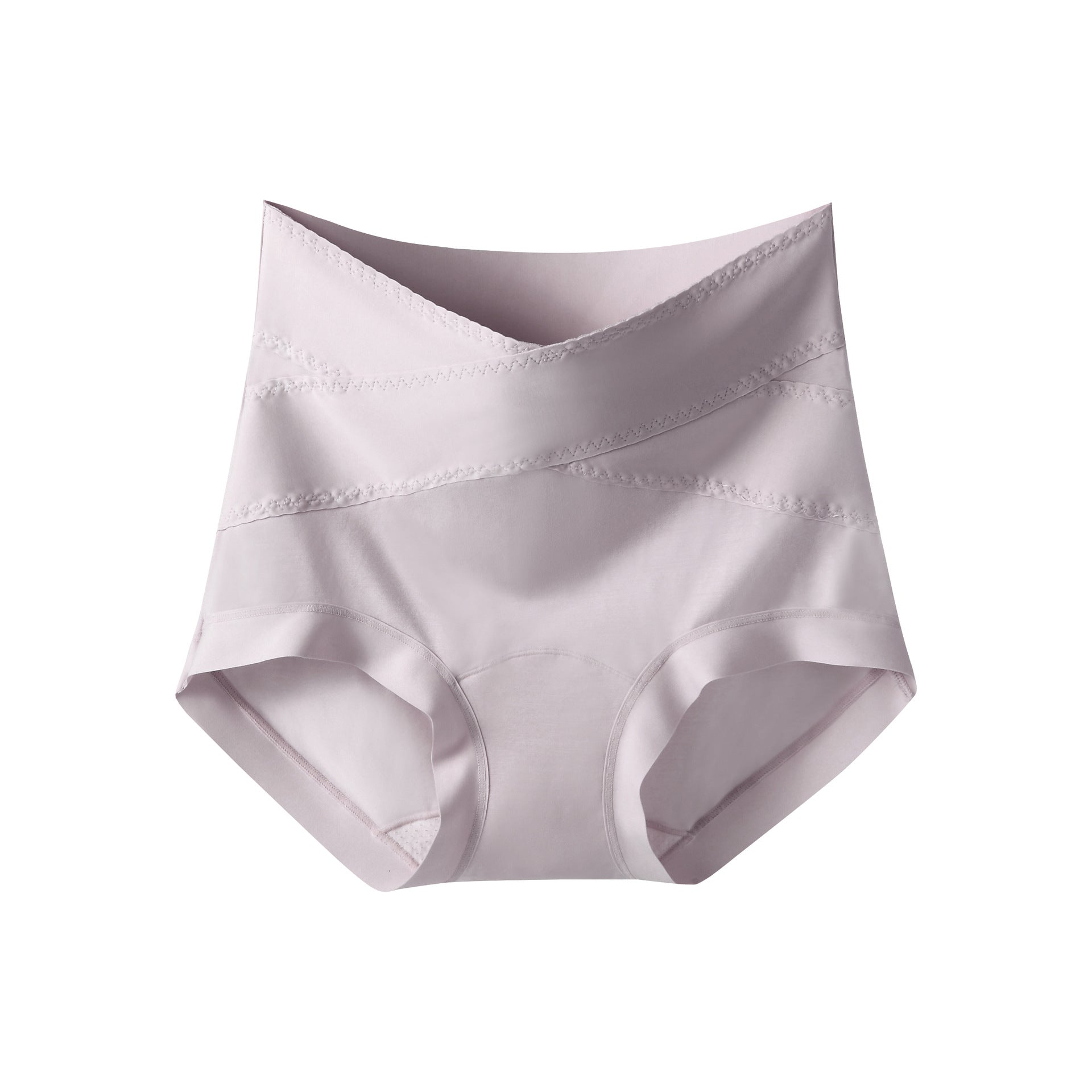 Women's 60S Lenzing Modal Underwear High Waist Non-Stuck Crotch Hyaluronic Acid Mulberry Silk Extended Crotch-11