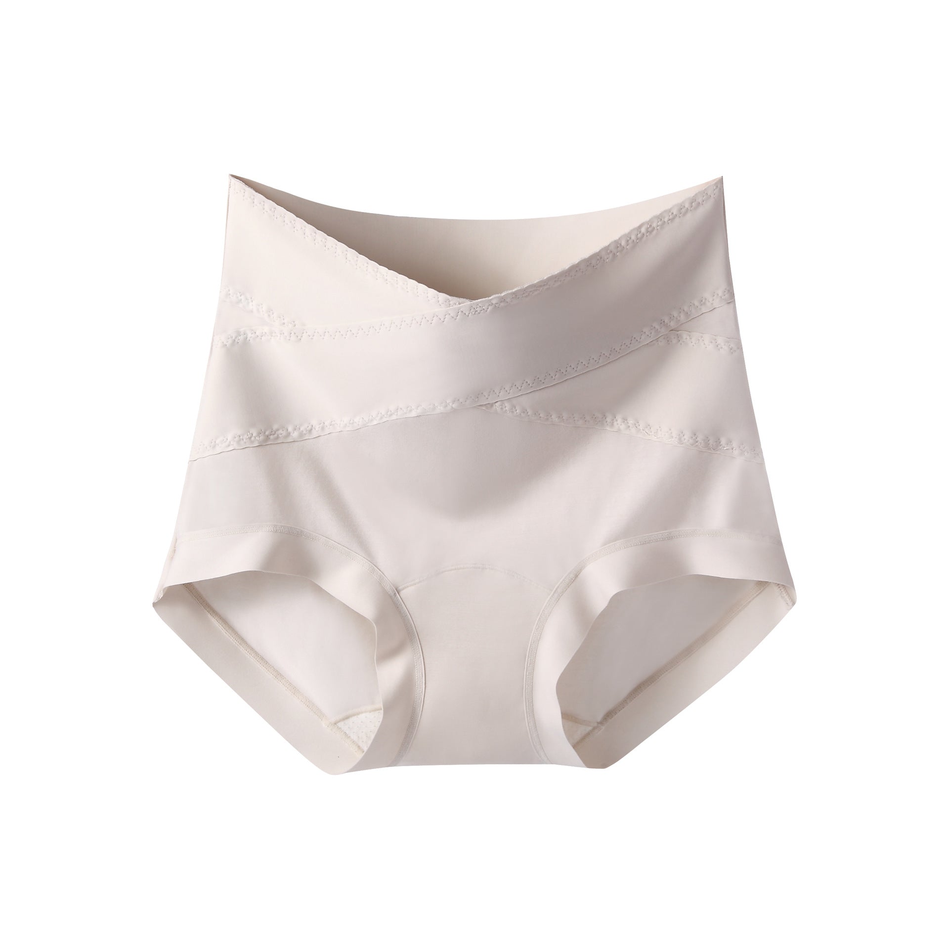 Women's 60S Lenzing Modal Underwear High Waist Non-Stuck Crotch Hyaluronic Acid Mulberry Silk Extended Crotch-14