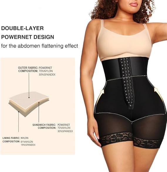 Strapless Fajas Colombianas Tummy Control Body Shaper Shorts-6