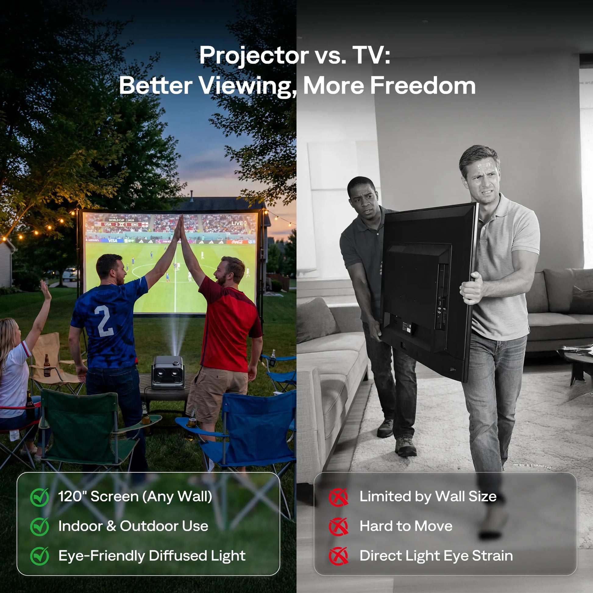 Aurzen BOOM mini Google TV Smart Projector-9