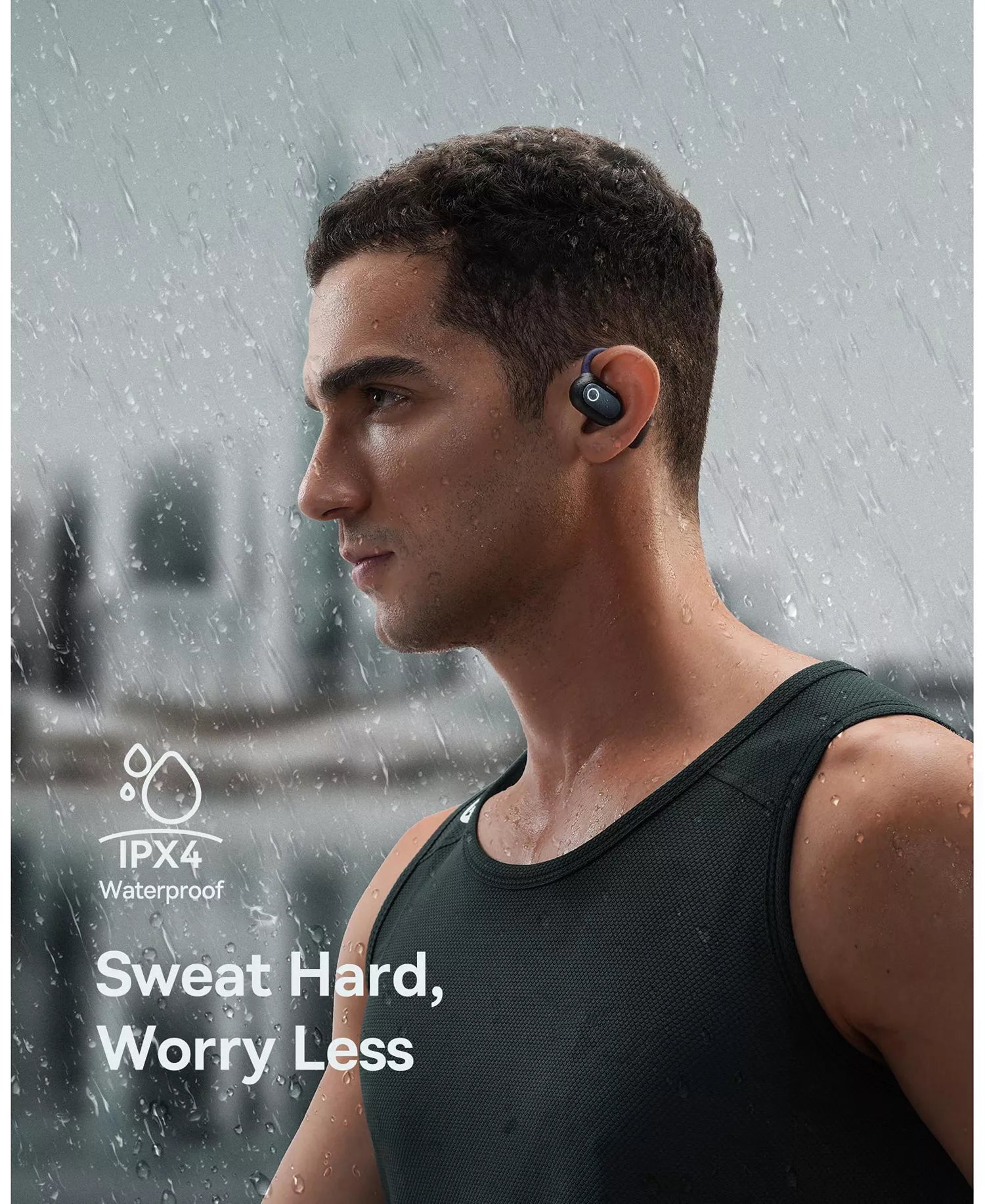 Baseus Eli Fit True Wireless Bluetooth 5.3 Open-Ear Sport Headphones , Black-6